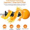 KOIOS Upgraded Juicer Machines, Cold Press Juicer, Slow Masticating Juicers with Two Speed Modes, Juicer Extractor for fruits and veggies, Reverse Fun