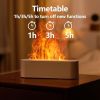 Flame Essential Oil Diffusers, Upgrade 7 Colour Lights Aromatherapy Diffuser, Oil Diffuser, Air Humidifier, Aroma Diffusers For Home, Bedroom, Office,