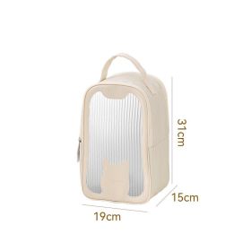 Hand Carry Heat Preservation Bag (Option: Heightened-Beige)