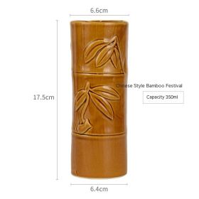Hawaii Personality Ceramic Cup (Option: Chinese Bamboo-Others)